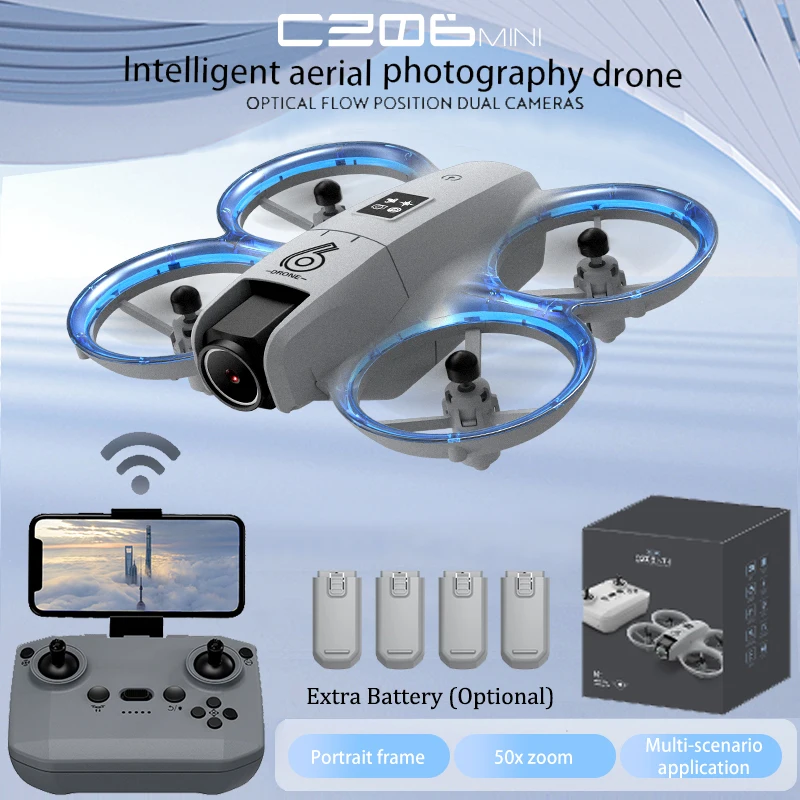 Drone Camera Night Vision - CZ06 Мини RC Квадрокоптер Дрон -