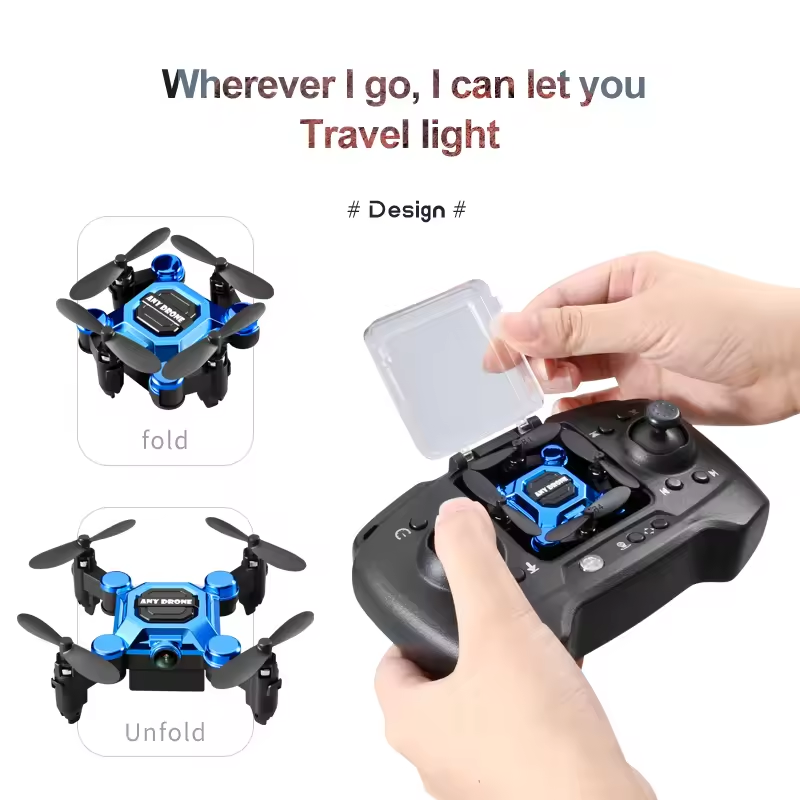 Новый мини-дрон K04, складной, – обзор и цена Drone Camera Night Vision