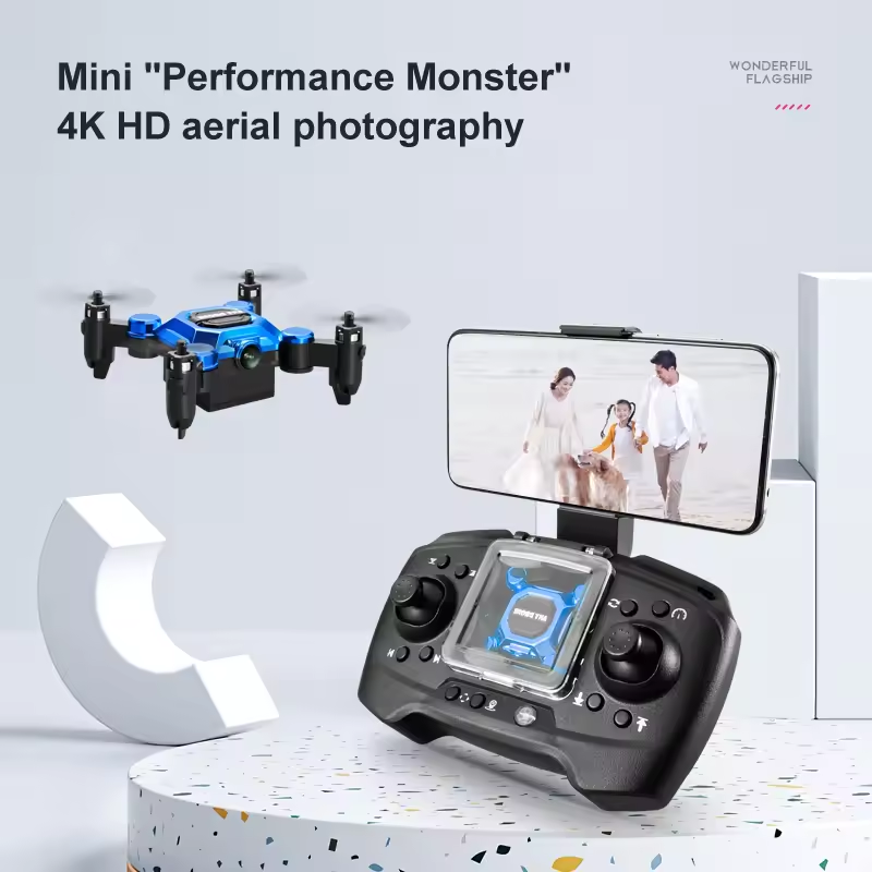 Новый мини-дрон K04, складной, – обзор и цена Drone Camera Night Vision