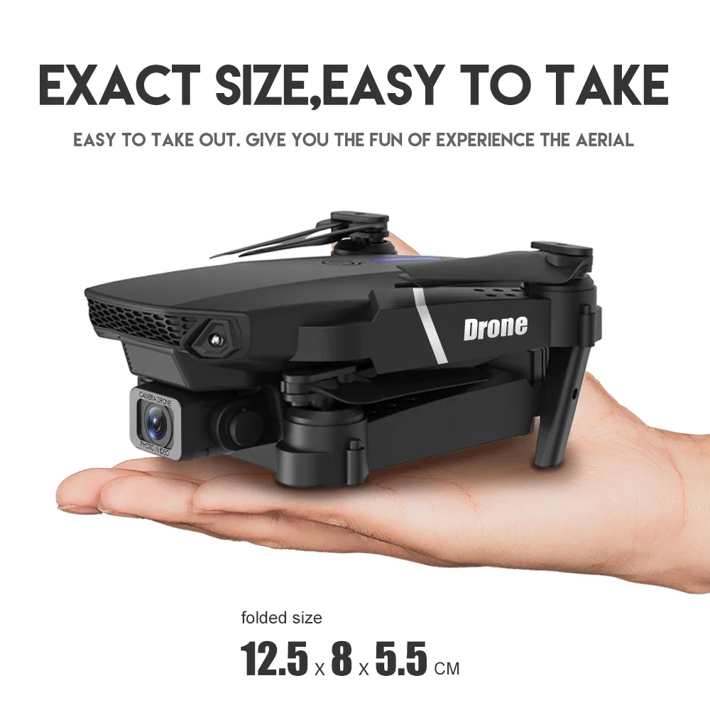 Профессиональный дрон E88 4K,  – обзор и цена Drone Camera Wide Angle