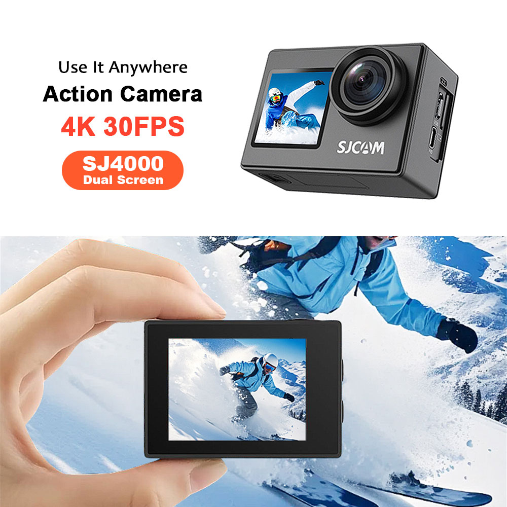 Экшн-камера SJCAM SJ4000 4K/30 – обзор и цена Drone Camera Action